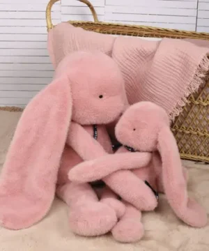 Alternative view of Peluche Lapin Méloé 37 cm Rose, Mailou