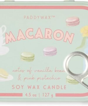 Bougie Parfumée Bistro Macaron Pistache Rose, Paddywax