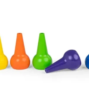 Alternative view of Les Popipop 5 Crayons de Cire, Moulin Roty