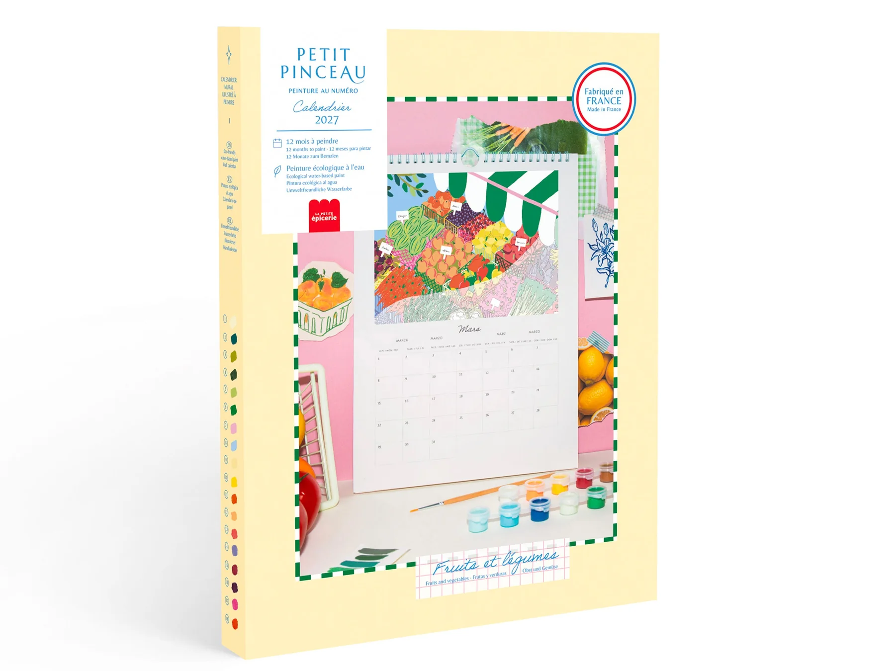 Calendrier à Peindre 2027, La Petite Epicerie