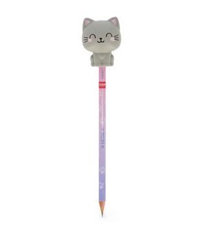 Crayon à papier Legami avec jouet anti-stress Chat, Legami