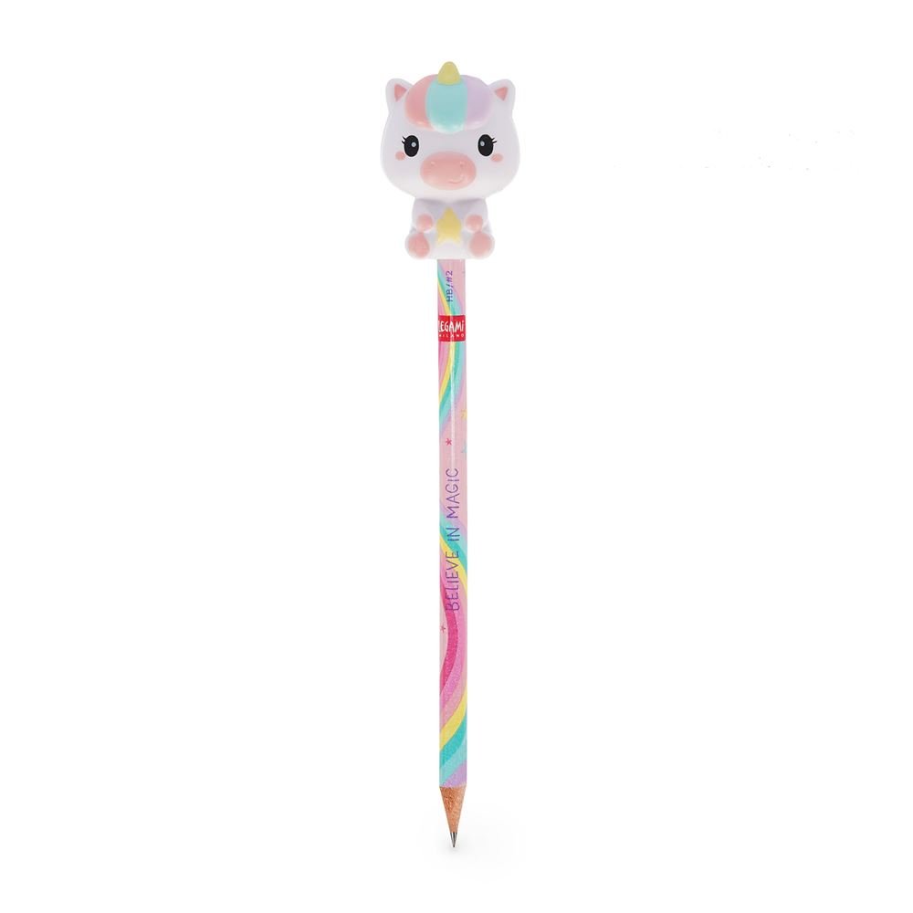 Crayon à papier avec jouet anti-stress Licorne, Legami