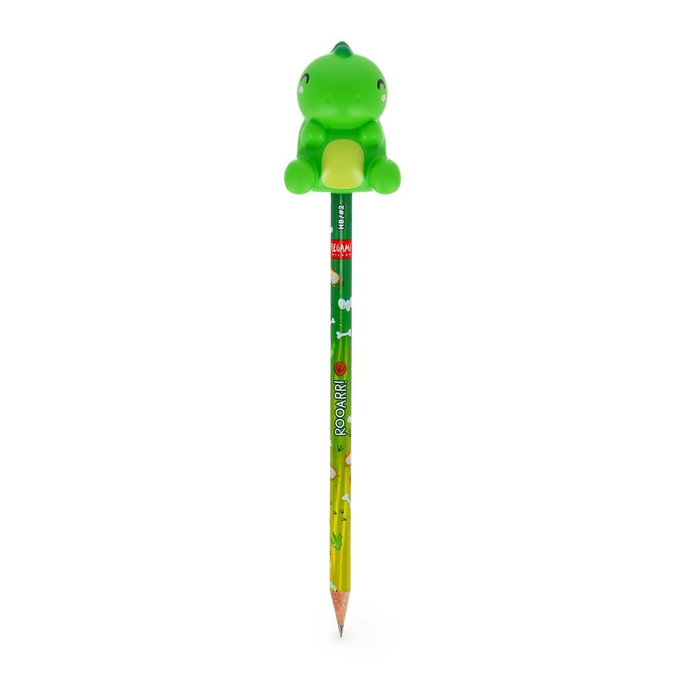 Crayon avec jouet anti-stress Dino, Legami