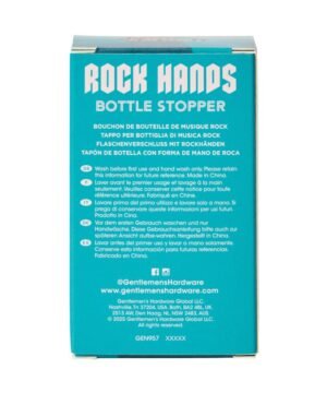 Alternative view of Bouchon de Bouteille Rock Hands Silicone, Paddywax