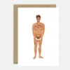 Carte d’Anniversaire « Homme avec un Gâteau », ATWS