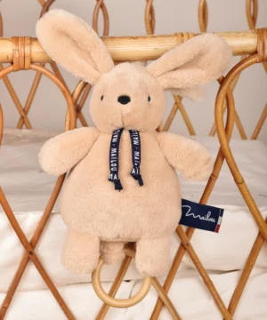 Lapin Dorlotin Boîte à Musique 21 cm Beige, Mailou