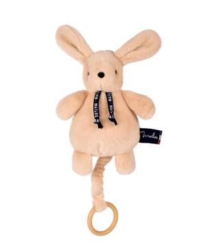 Alternative view of Lapin Dorlotin Boîte à Musique 21 cm Beige, Mailou