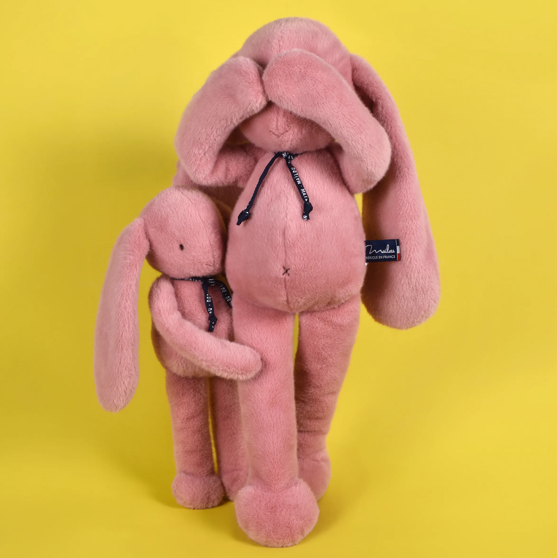 Lapin Méloé Rose 56 cm, Mailou
