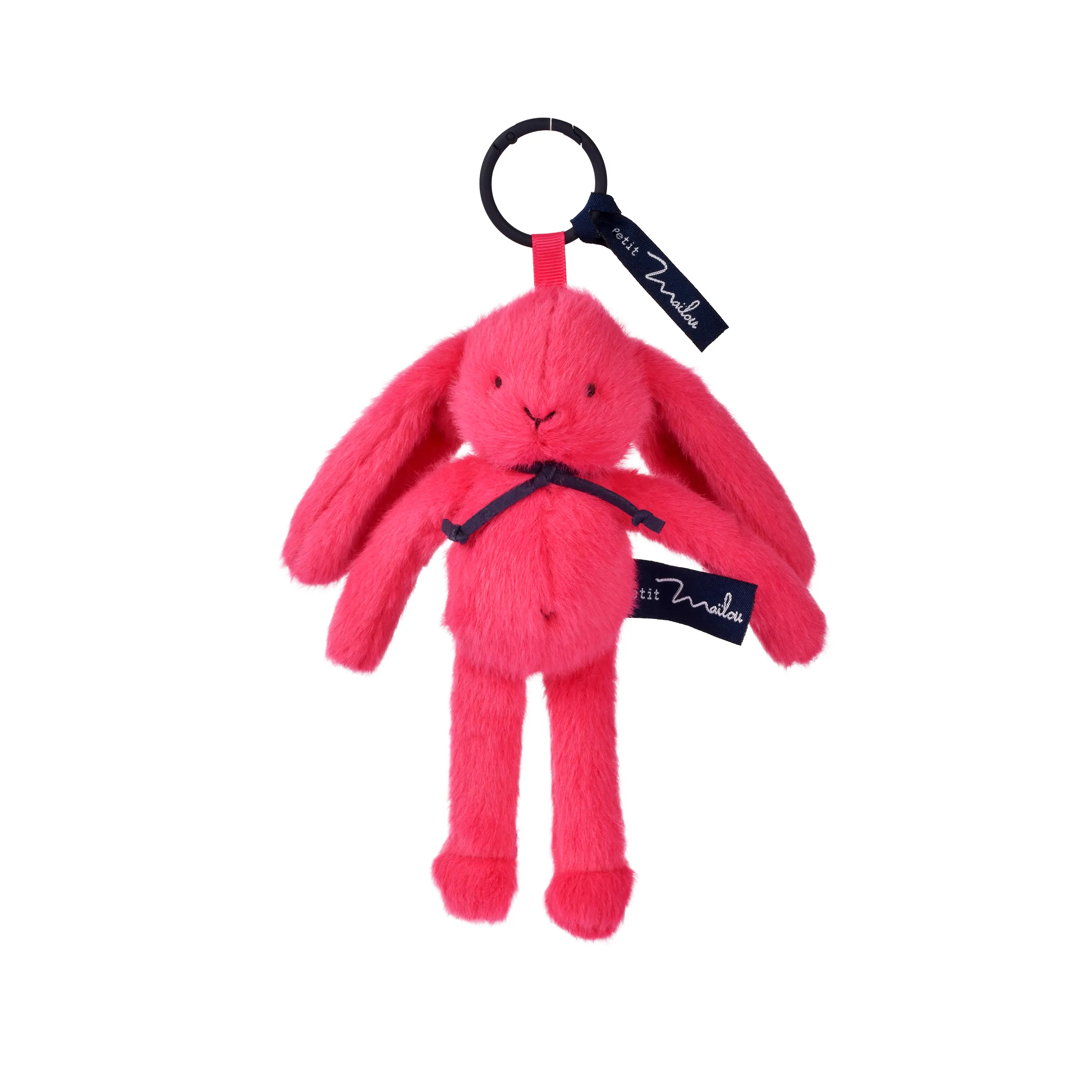 Porte-Clés Lapin Méloé 20 cm Fuchsia Peps, Mailou
