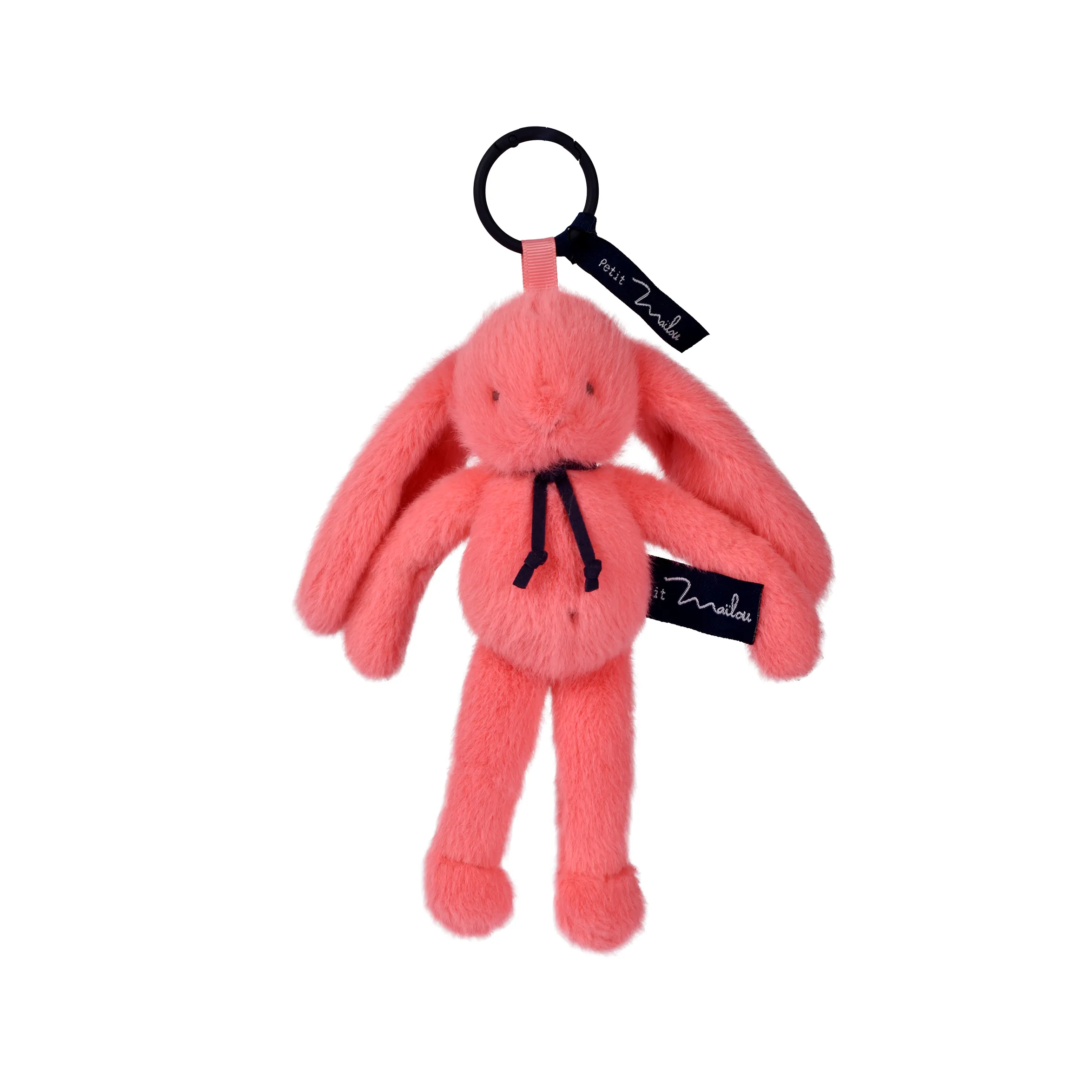Porte-Clés Lapin Méloé 20 cm Corail Acidulé, Mailou