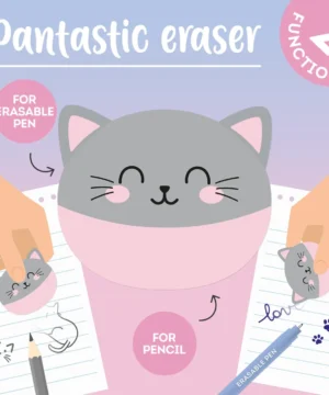 Alternative view of Gomme 2-en-1 Legami Meow Kitty, Legami