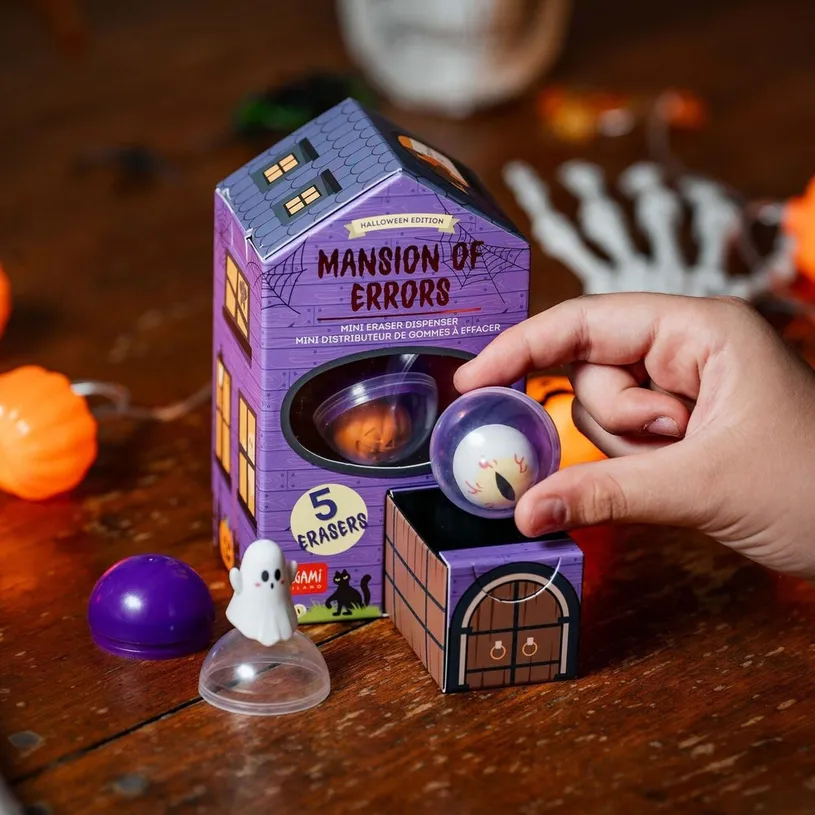 Mini Distributeur de Gommes Mansion of Errors Halloween, Legami – Image 5