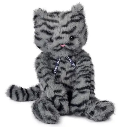 Peluche Chat Méloé 37 cm Grisouille, Mailou
