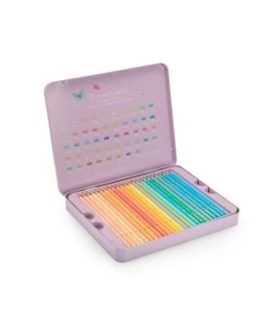 Boîte Métal Crayons Pastel Les Rosalies, Moulin Roty – Image 3