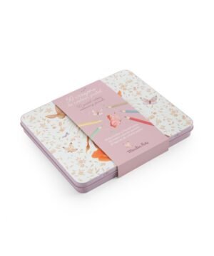 Boîte Métal Crayons Pastel Les Rosalies, Moulin Roty