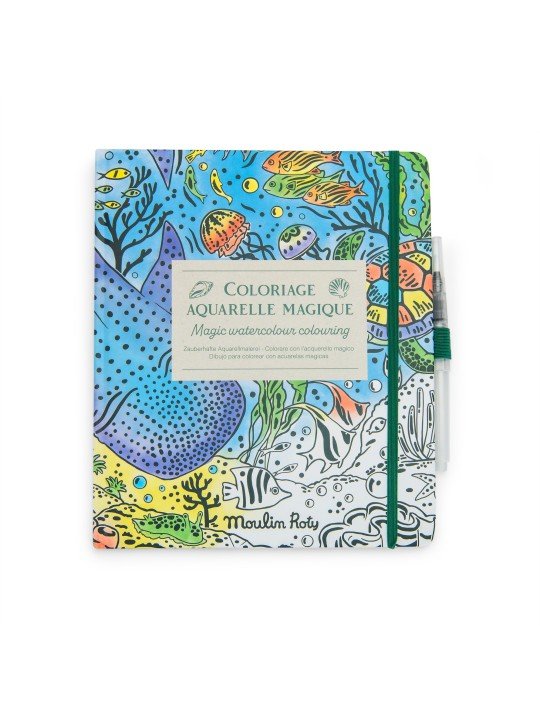 Cahier de Coloriage Aquarelle Magique, Moulin Roty