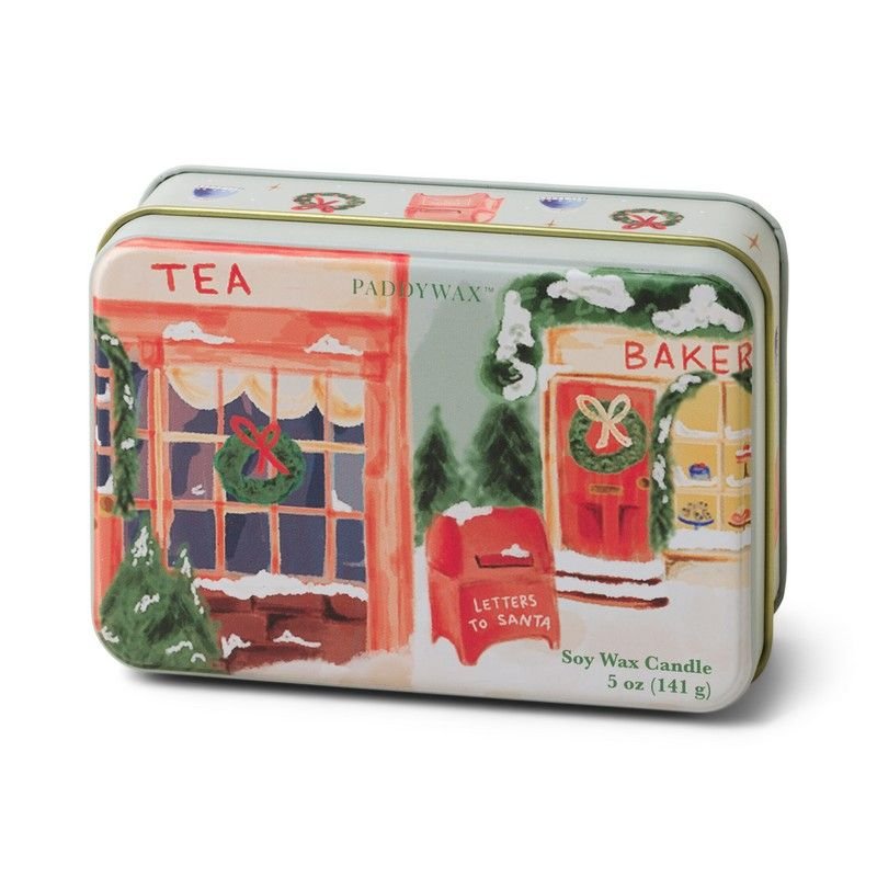 Bougie Parfumée Christmas Storefront Orange Douce & Sapin, Paddywax