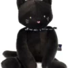 Peluche Chat Méloé 37 cm Anthracite, Mailou