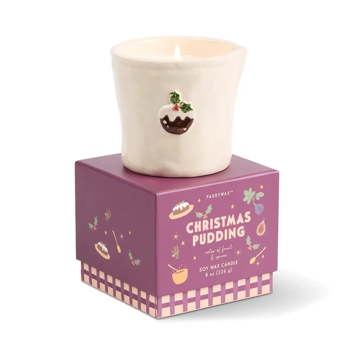Bougie Parfumée Bistro Christmas Pudding Fruits & Épices, Paddywax – Image 2