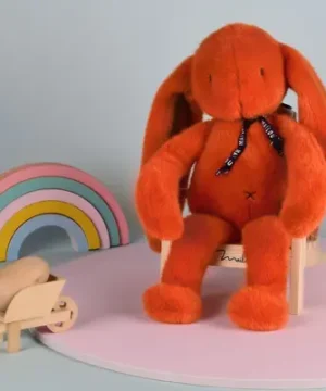 Alternative view of Peluche Lapin Méloé 37 cm Potiron, Mailou