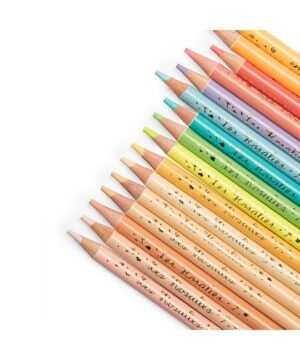 Alternative view of Boîte Métal Crayons Pastel Les Rosalies, Moulin Roty