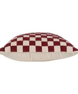 Housse de Coussin Karoz Bordeaux 45 x 45 cm, Yliades – Image 3