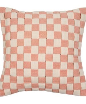 Housse de Coussin Karoz Rose 45 x 45 cm, Yliades