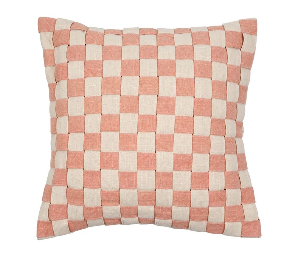 Housse de Coussin Karoz Rose 45 x 45 cm, Yliades