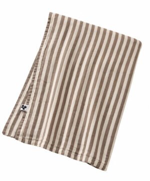Nappe Romie Brun 150 x 250 cm Double Gaze de Coton, L’Effet Papillon