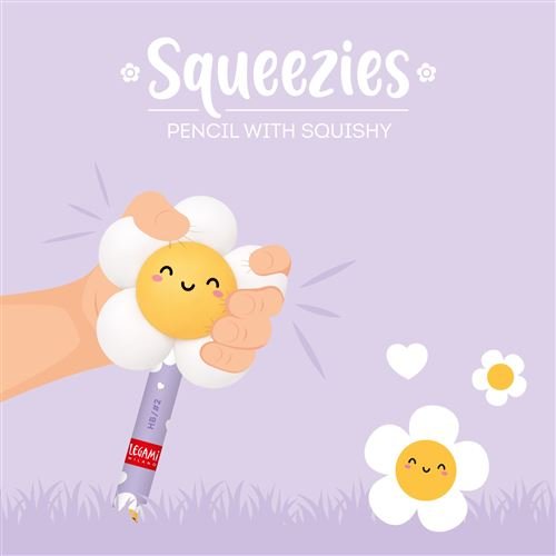 Crayon avec jouet anti-stress Daisy, Legami – Image 2