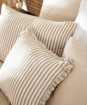 Coussin Romie Ficelle 45 x 45 cm, L’Effet Papillon