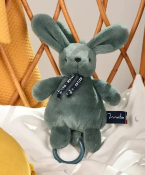 Lapin Dorlotin Boîte à Musique Vert Sauge, Mailou