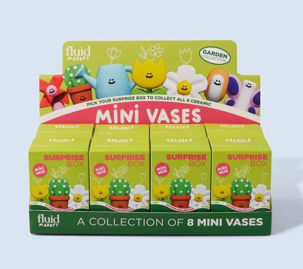 Mini Vase Surprise Box Garden, Fluid Market