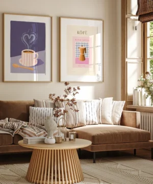 Alternative view of Affiche Love Coffee, ATWS