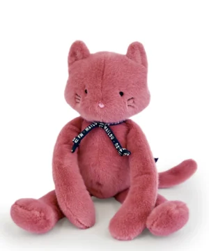 Peluche Chat Rose Méloé 37 cm, Mailou