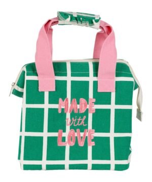 Sac Isotherme Kitchfun Vert + Rose, Yliades