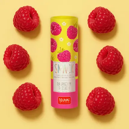 Baume à Lèvres Naturel Smack framboise, Legami
