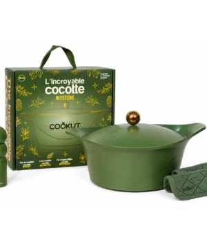 Coffret de Noël L’Incroyable Cocotte Fougère 24 cm, Cookut