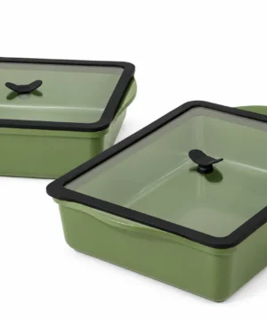 Alternative view of Couvercle de Conservation pour Plat à Four Cookut Verre Trempé et Silicone S, Cookut
