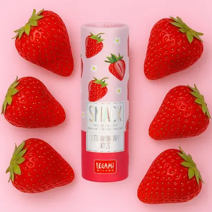 Baume à Lèvres Naturel Smack fraise, Legami
