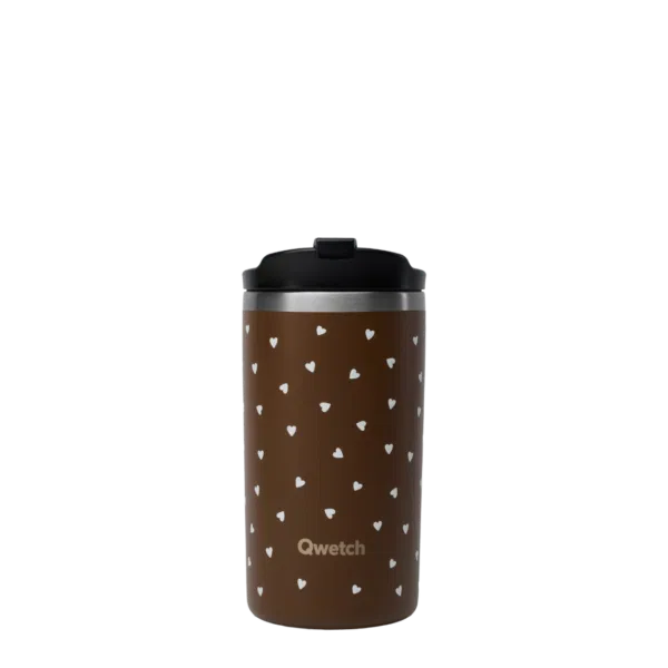 Travel Mug Isotherme Cozy Herzen 350 ml, Qwetch