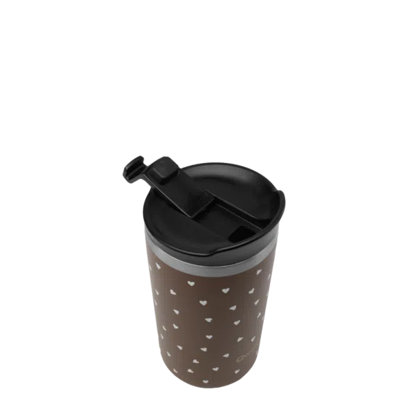 Travel Mug Isotherme Cozy Herzen 350 ml, Qwetch – Image 2