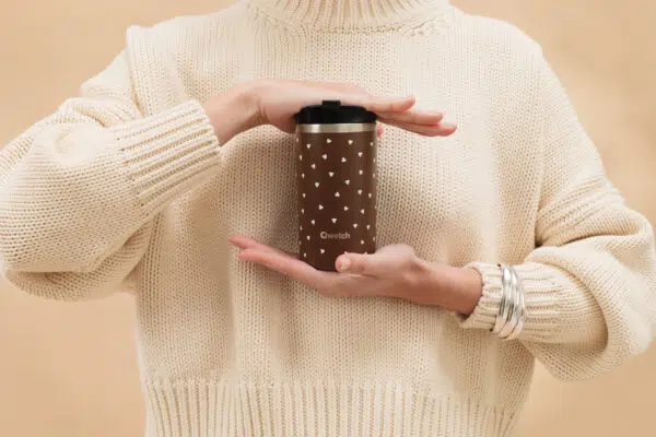 Travel Mug Isotherme Cozy Herzen 350 ml, Qwetch – Image 3