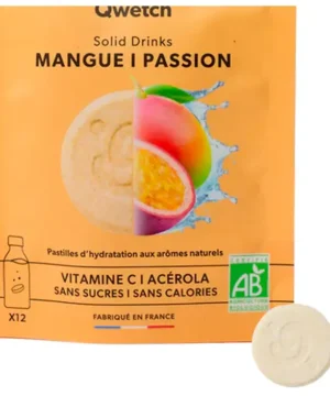 Alternative view of Boisson Solid Drinks Bio Mangue & Passion 12 Pastilles, Qwetch