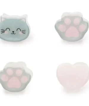 Alternative view of Set de 4 Mini Barrettes à Cheveux kitty – Clip Me Up!, Legami