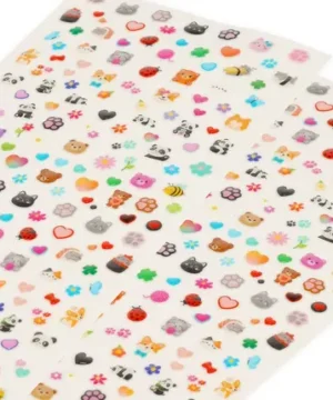 Stickers pour Ongles Nail Stickers cut animals, Legami