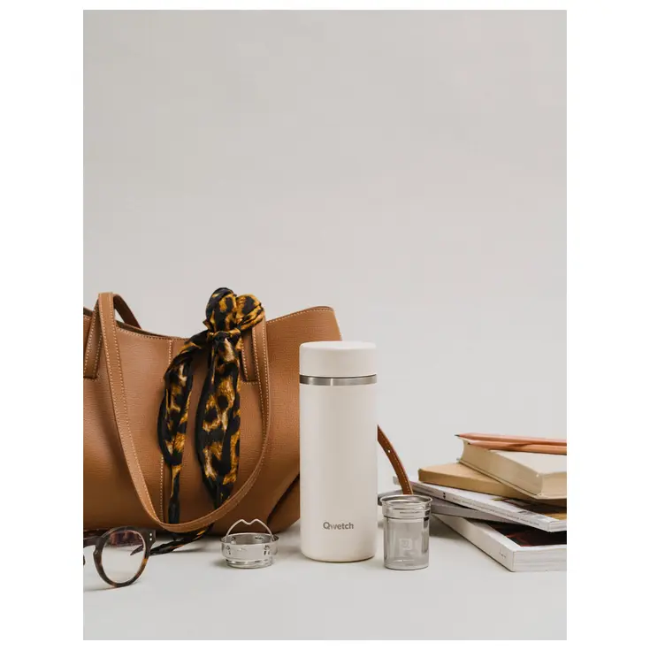 Théière Isotherme Matt Sable 400 ml, Qwetch – Image 2