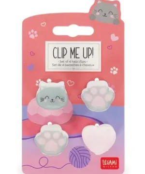 Set de 4 Mini Barrettes à Cheveux kitty – Clip Me Up!