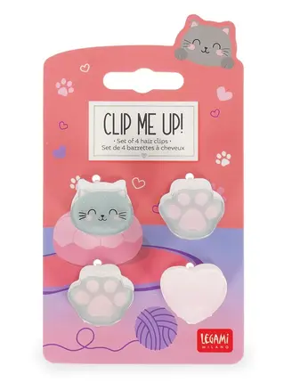 Set de 4 Mini Barrettes à Cheveux kitty – Clip Me Up!