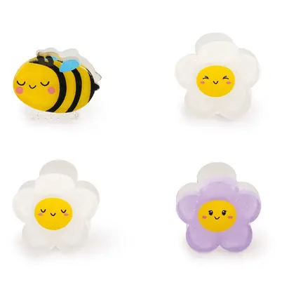 Set de 4 Mini Barrettes à Cheveux bee – Clip Me Up!, Legami – Image 2
